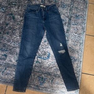 Levi's Dark Blue Skinny Jeans for Women